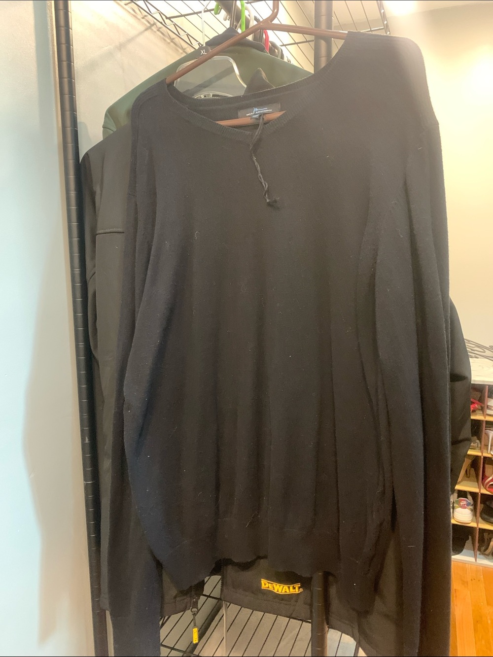 Marc Anthony Black Crewneck Sweater